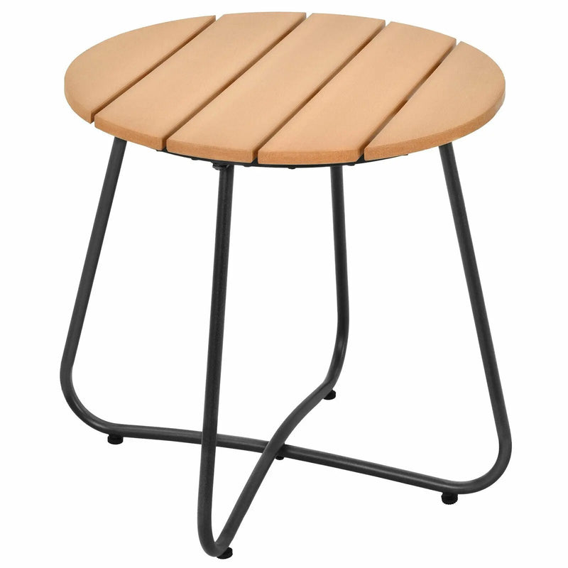 3 Pieces Patio Bistro Furniture Set with Armrest and Soft Cushions by DirectDeals