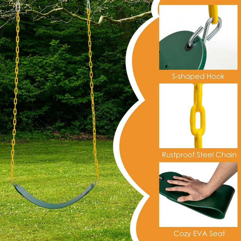 2-Pack Swing Set Swing Seat Replacement and Saucer Tree Swing (Without Stand) by DirectDeals