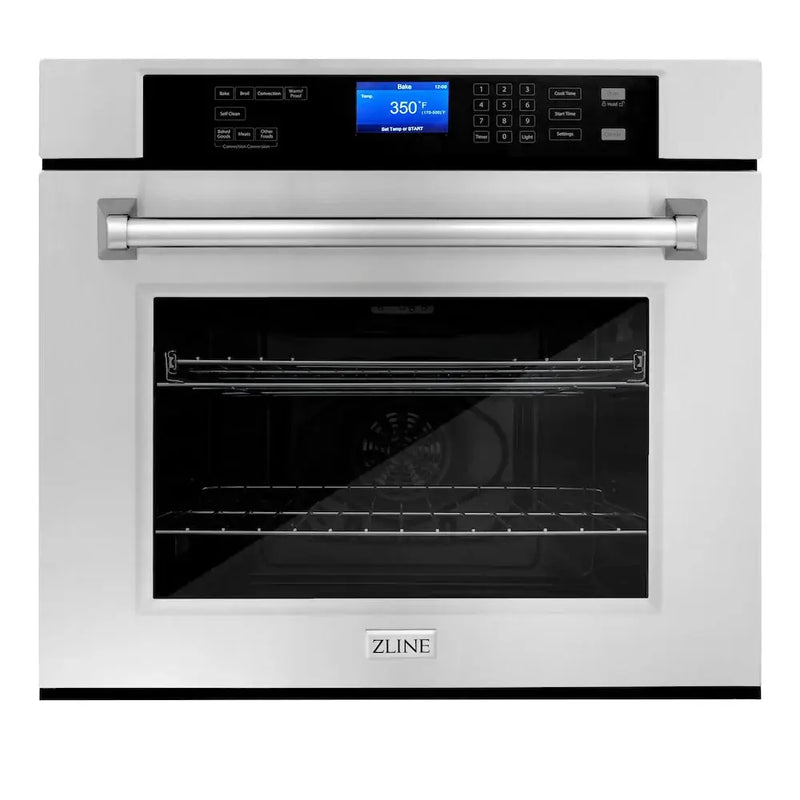 ZLINE 30" Oven ASW30 & Microwave MWO24 Bundle, 2KP-MW24-AWS30 by Farmhouse Kitchen and Bath