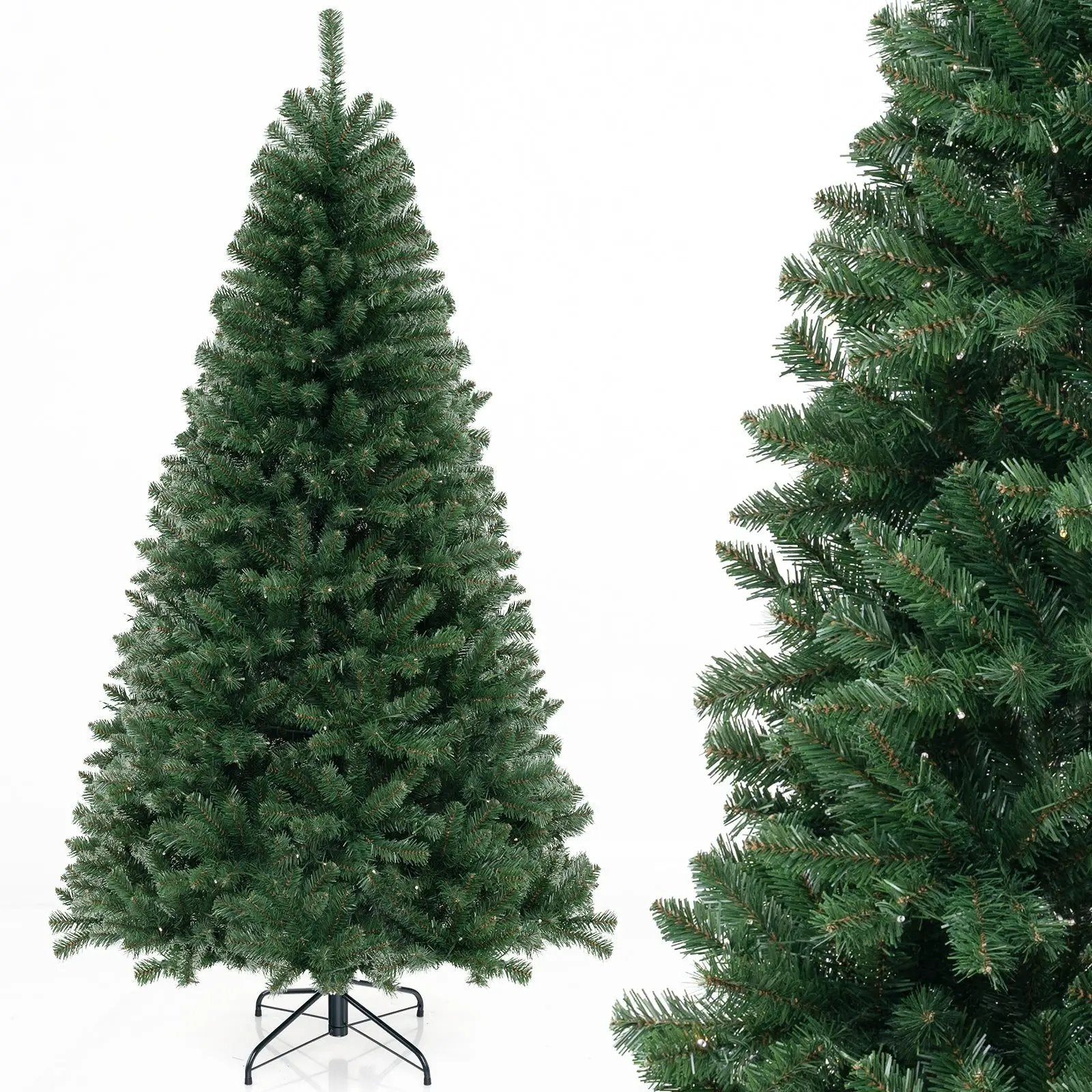 Pre-Lit Artificial Christmas Tree with LED Lights by DirectDeals