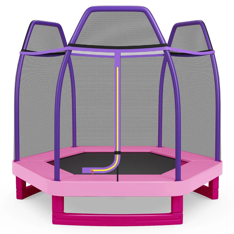 7 Feet Kids Recreational Bounce Jumper Trampoline by DirectDeals