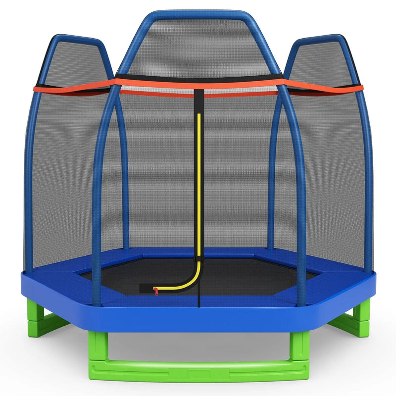 7 Feet Kids Recreational Bounce Jumper Trampoline by DirectDeals