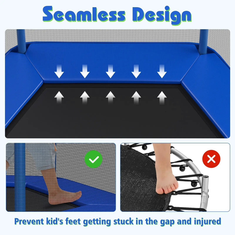 7 Feet Kids Recreational Bounce Jumper Trampoline by DirectDeals