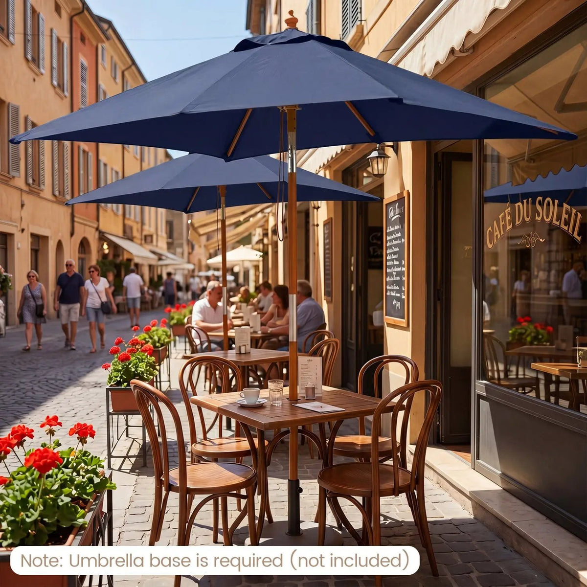 Rectangular Patio Umbrella 7ft with Adjustable Tilt, photo 9 of 24