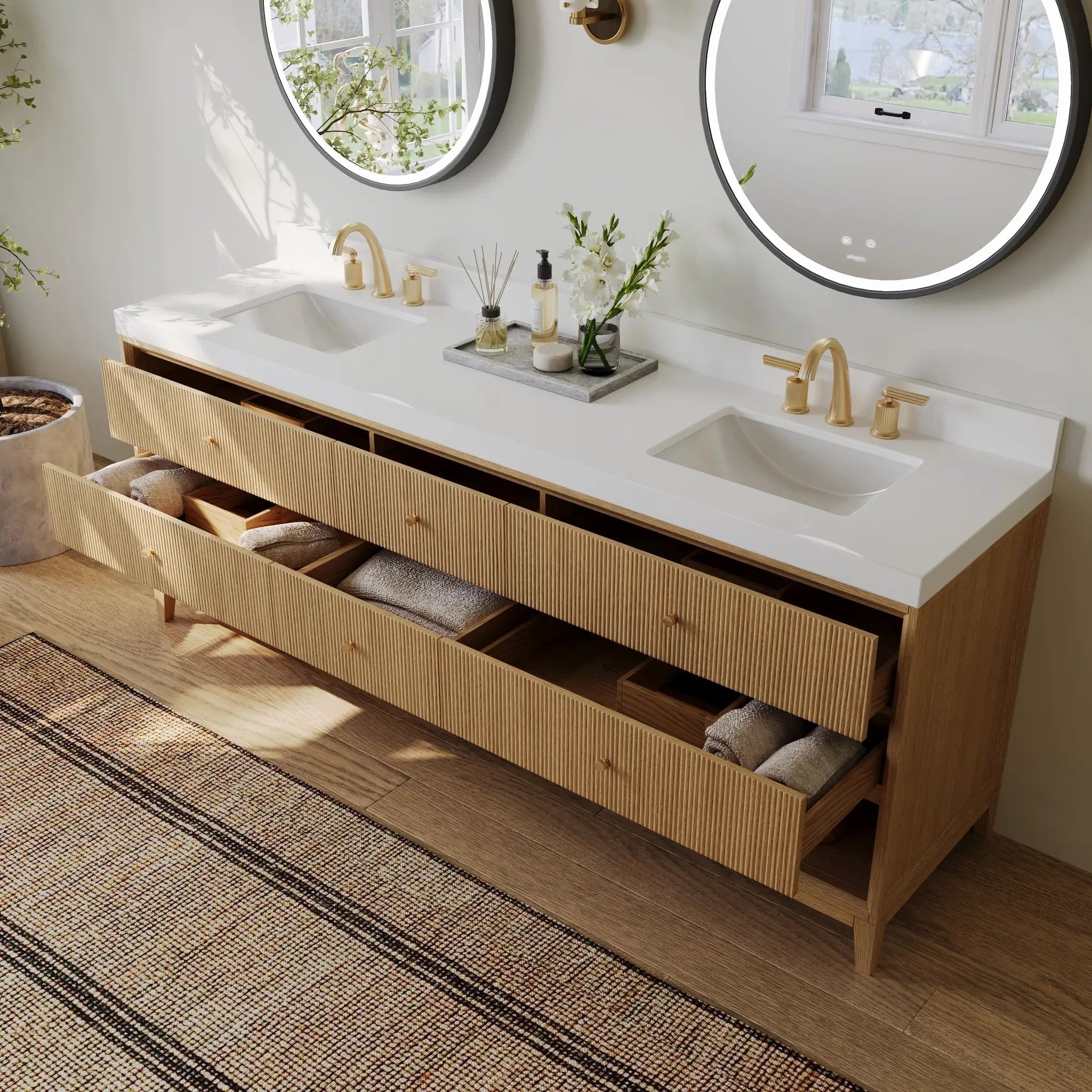 Momo 84" Bath Vanity Set by Ancerre Designs
