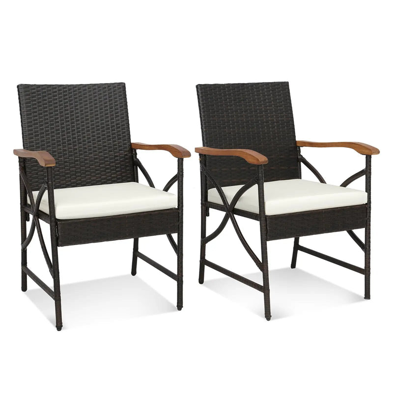 5/7-Piece Outdoor Dining Set with Acacia Wood Table by DirectDeals