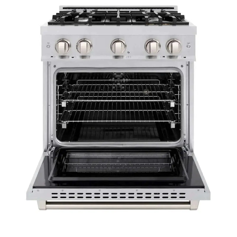 ZLINE 30" Select Gas Range Convection Gas Oven Stainless Steel HGR30 by Farmhouse Kitchen and Bath