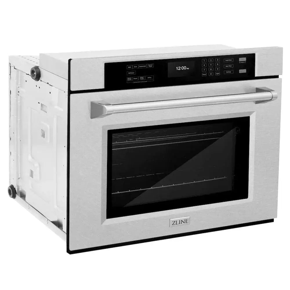 ZLINE 30"Professional True Convection Single Wall Oven, Air Fry, Self Clean, DuraSnow® Stainless Steel WASS-30 by Farmhouse Kitchen and Bath