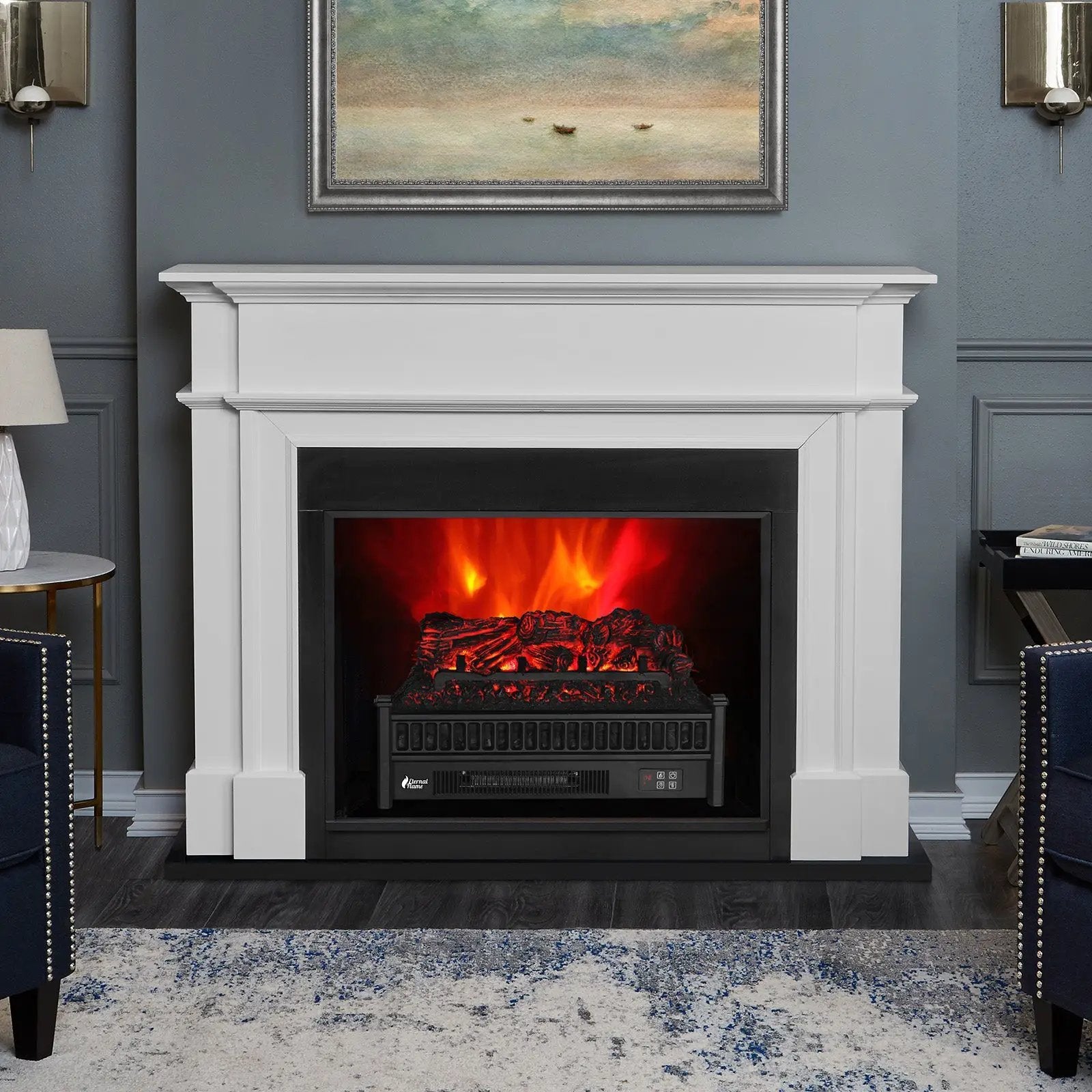 (Open Box) Eternal Flame EF23-PB Electric Fireplace Logs by TURBRO