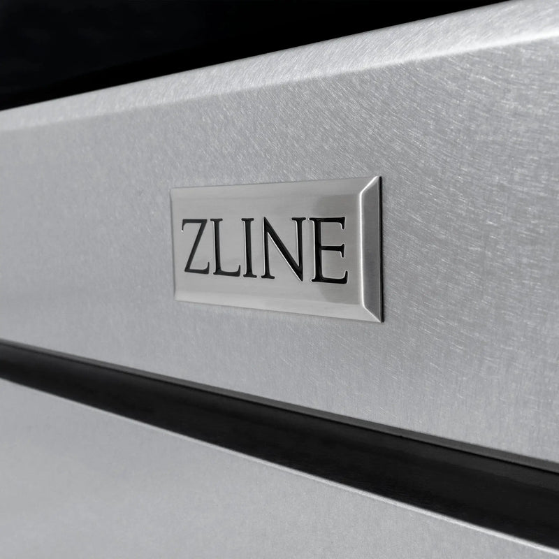 ZLINE 36"Paramount Dual Fuel Range DuraSnow® Gold SDRSZ-36-G by Farmhouse Kitchen and Bath