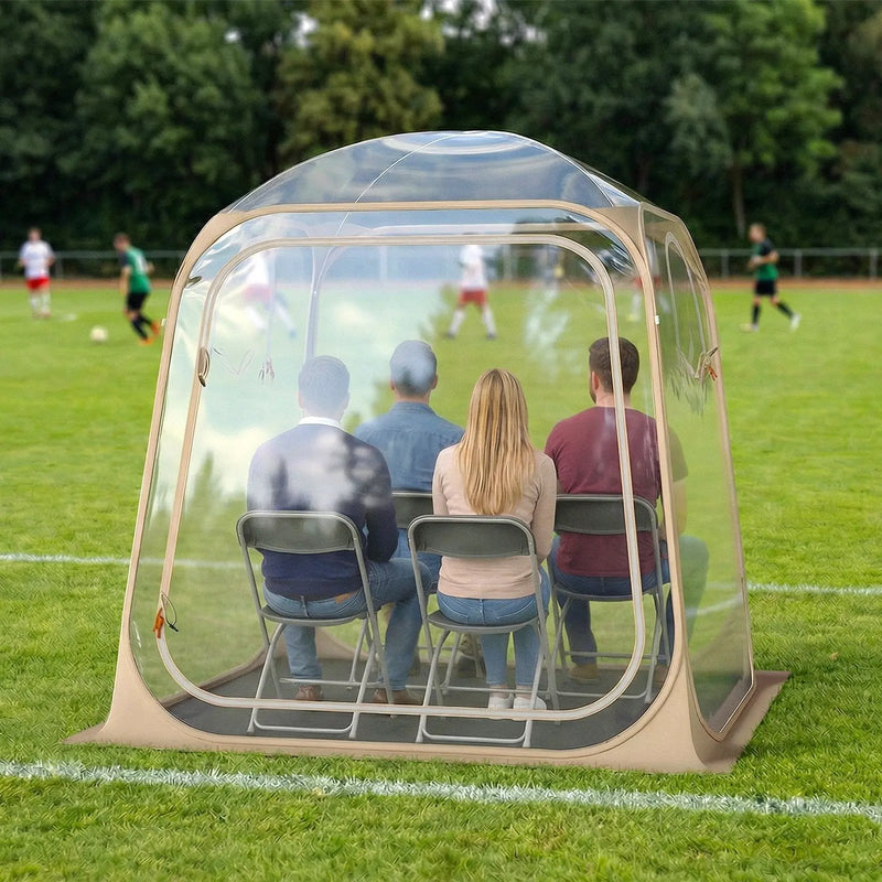7 x 7 FT Pop Up Sports Tent Clear Bubble Tent All-Weather Waterproof Pod with Sealed Floor by DirectDeals