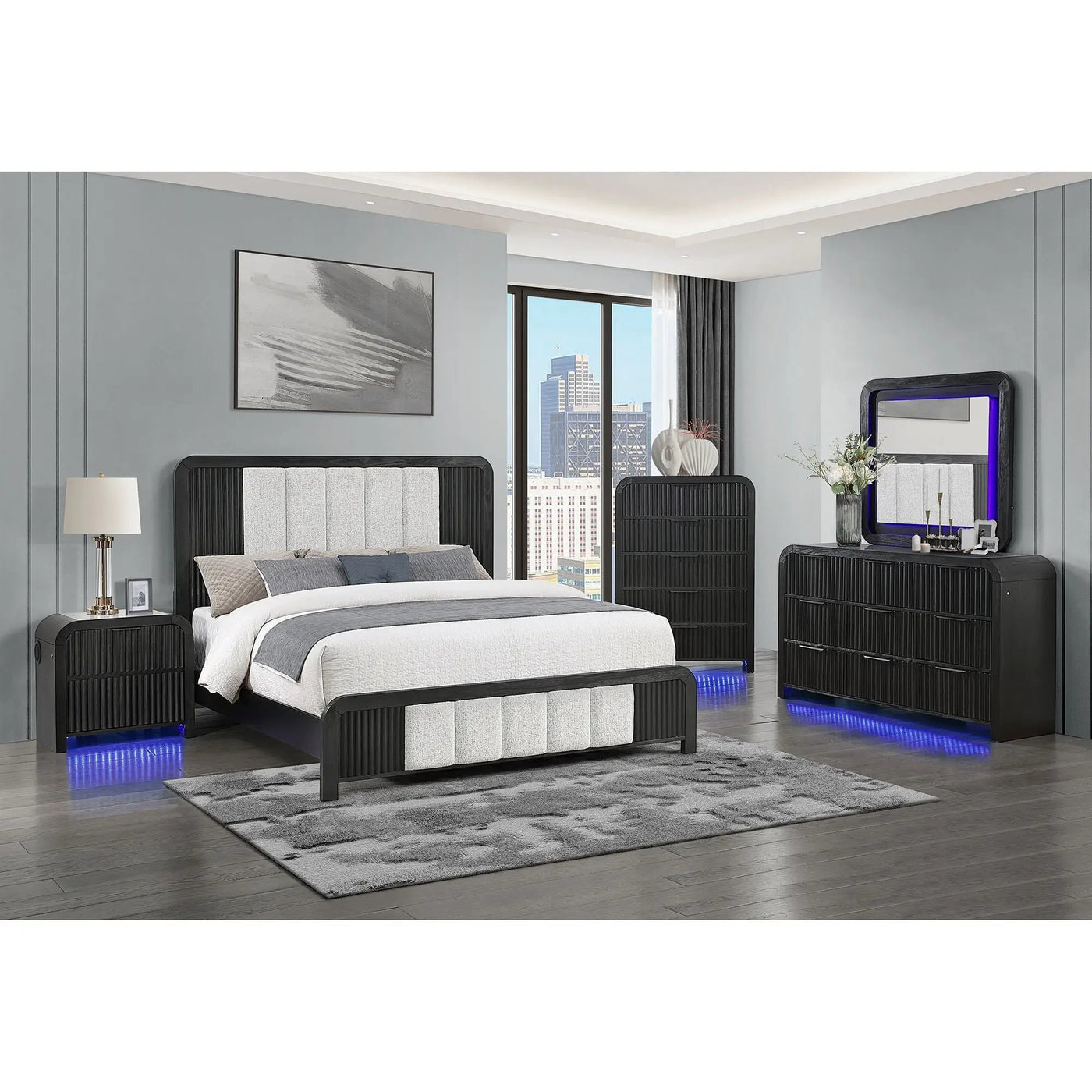 Beverly - Bed With Fluted Detailing by HouseOfZazla