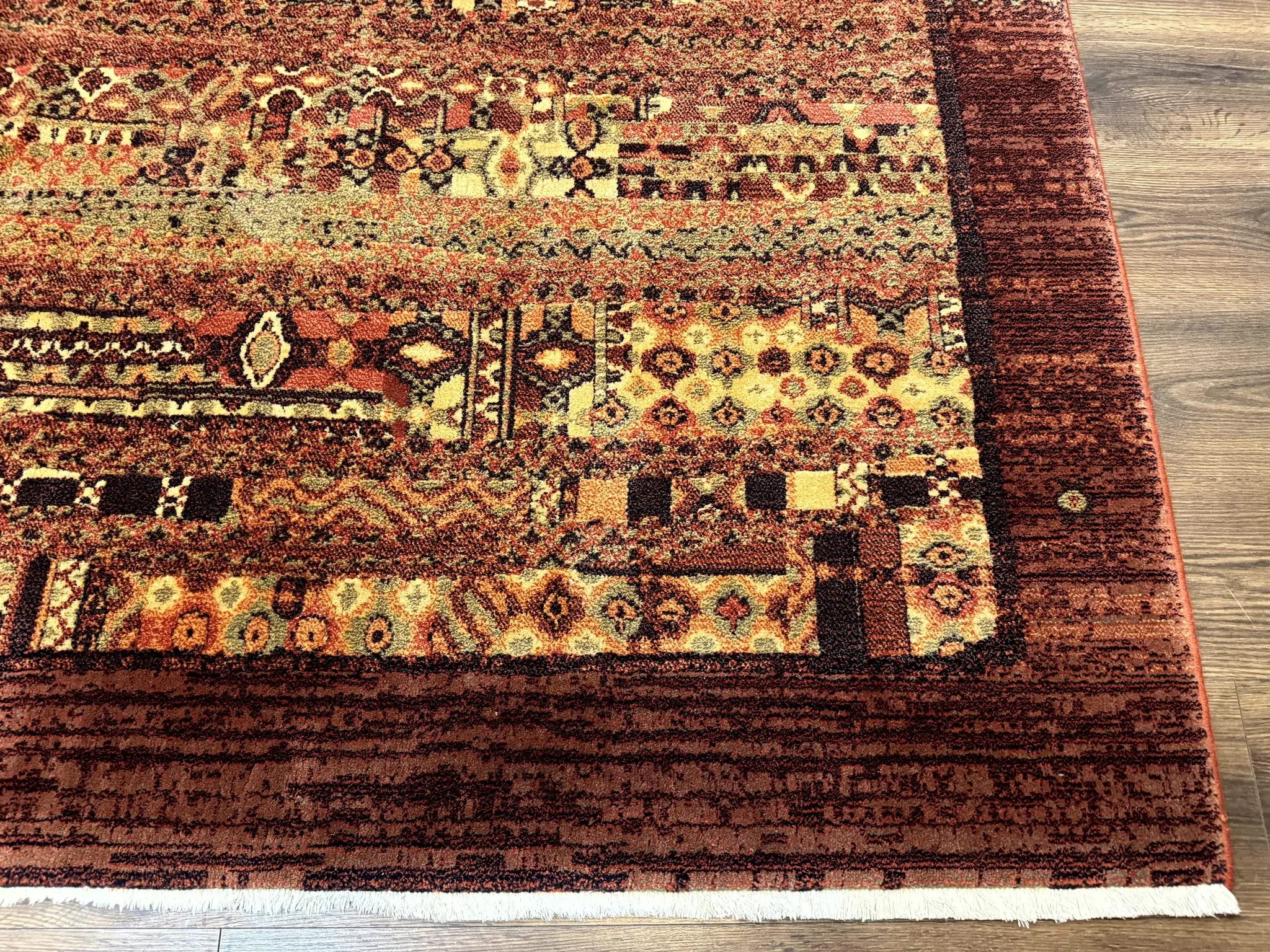 Couristan Rug 8x11 Brown Contemporary Wool Belgium Power Loomed Carpet by Jewel Rugs