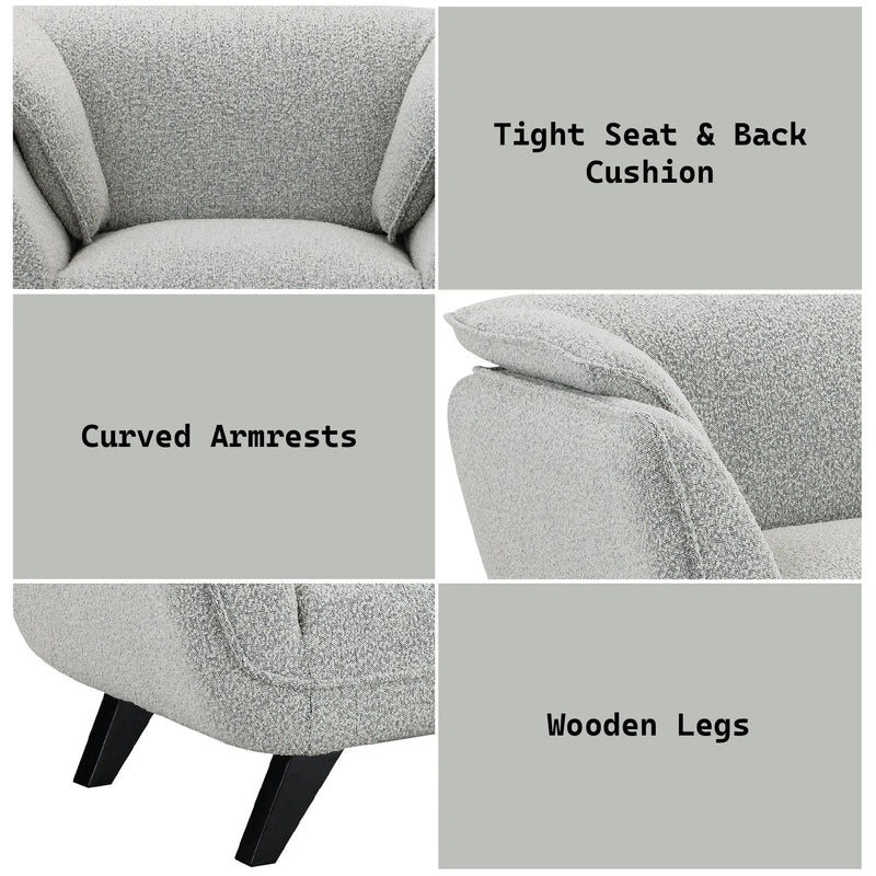 Nayeli - Boucle Chair by Unique Piece Furniture