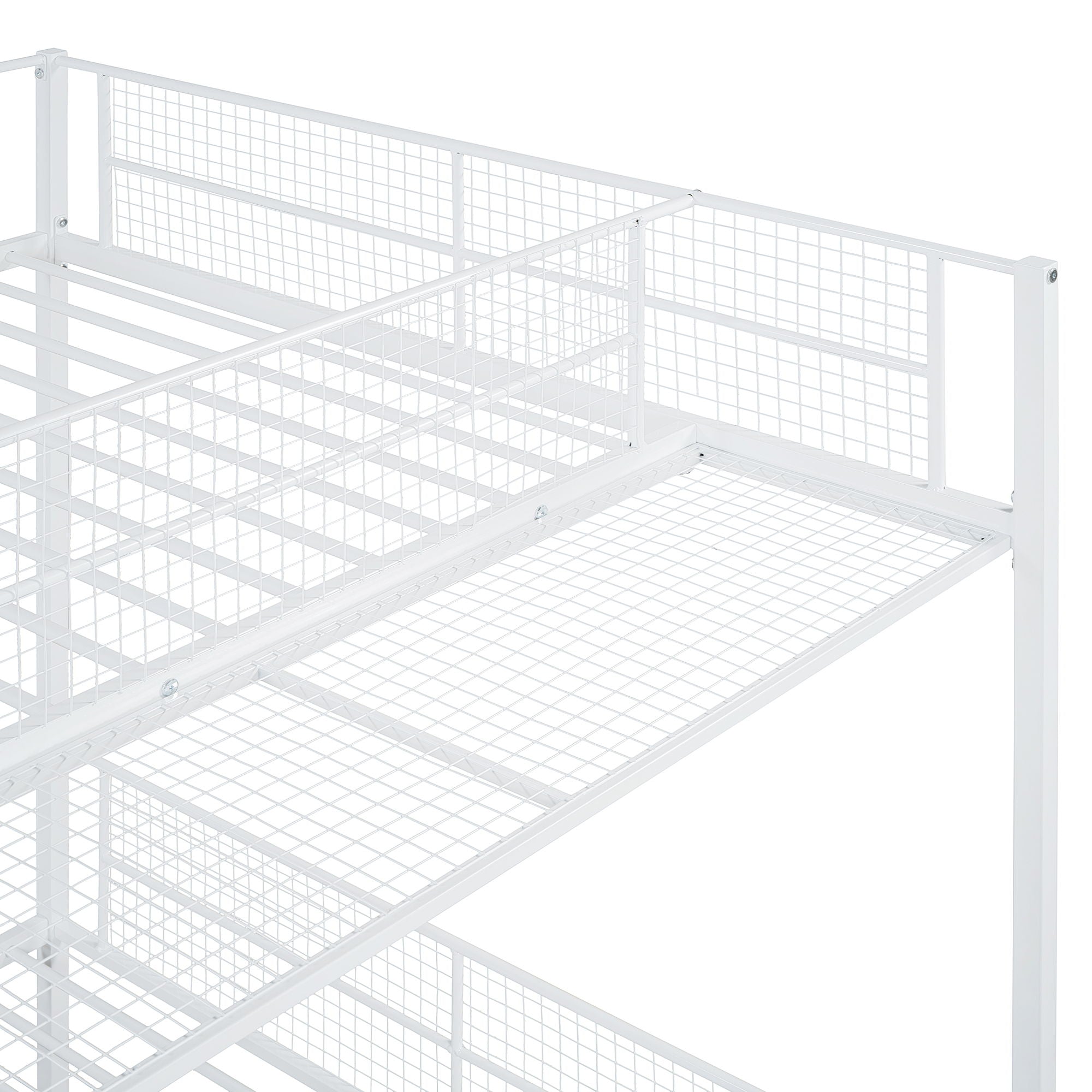 Bunk Bed With 5 Tier Shelves by HouseOfZazla