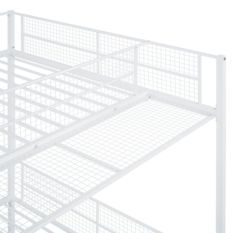 Bunk Bed With 5 Tier Shelves by HouseOfZazla