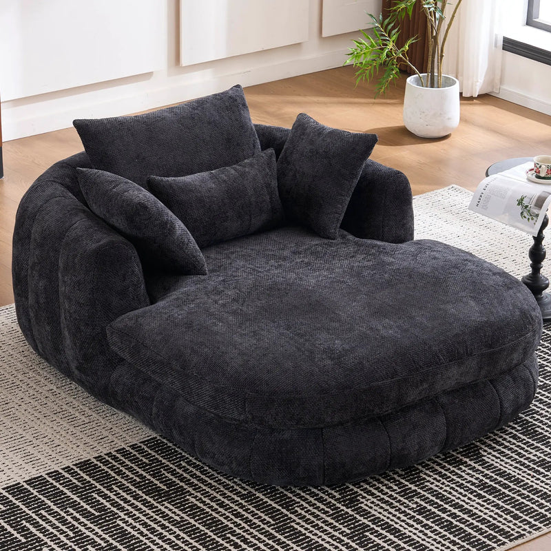 Oversized Chaise Lounge Chair Indoor by HouseOfZazla