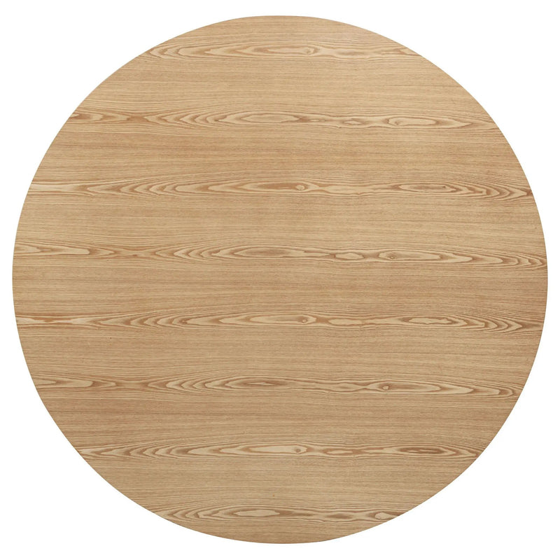 Andrews 5-piece Round Dining Table Set Light Ash and Black by Unique Piece Furniture