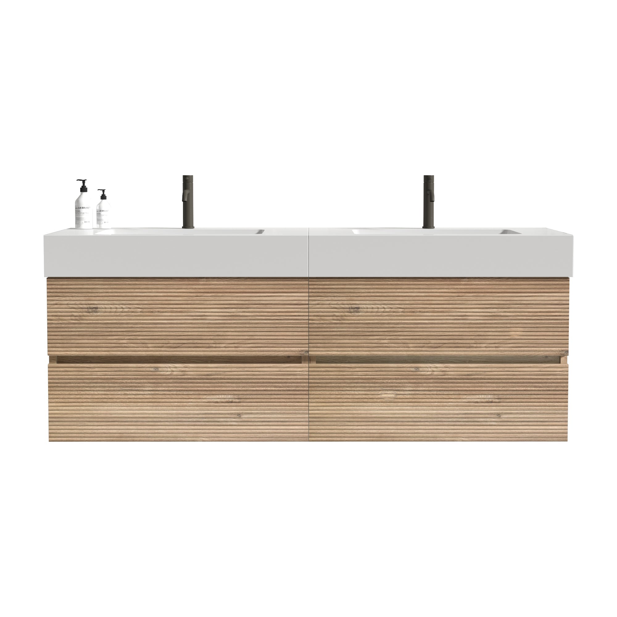 Grace 60" Bathroom Vanity with Double Drawers by HouseOfZazla