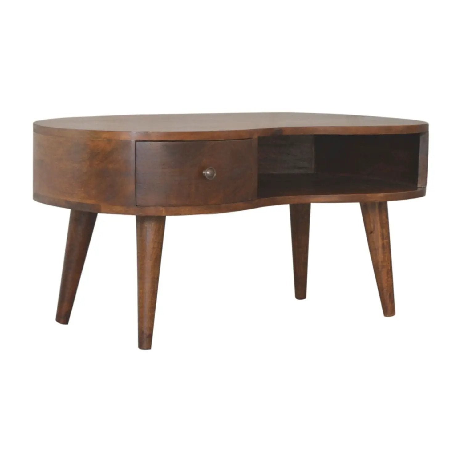 Wave Coffee Table With 1 Drawer by HouseOfZazla