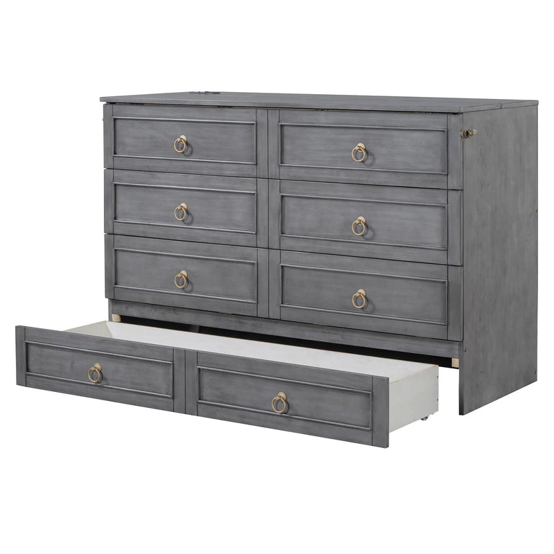 Murphy Bed With Large Drawers And Stylish Design by HouseOfZazla