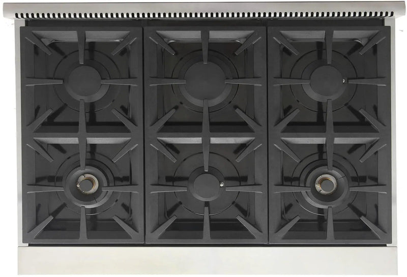 Kucht 36" Stainless Propane Cooktop-KFX369T/LP-B by Farmhouse Kitchen and Bath