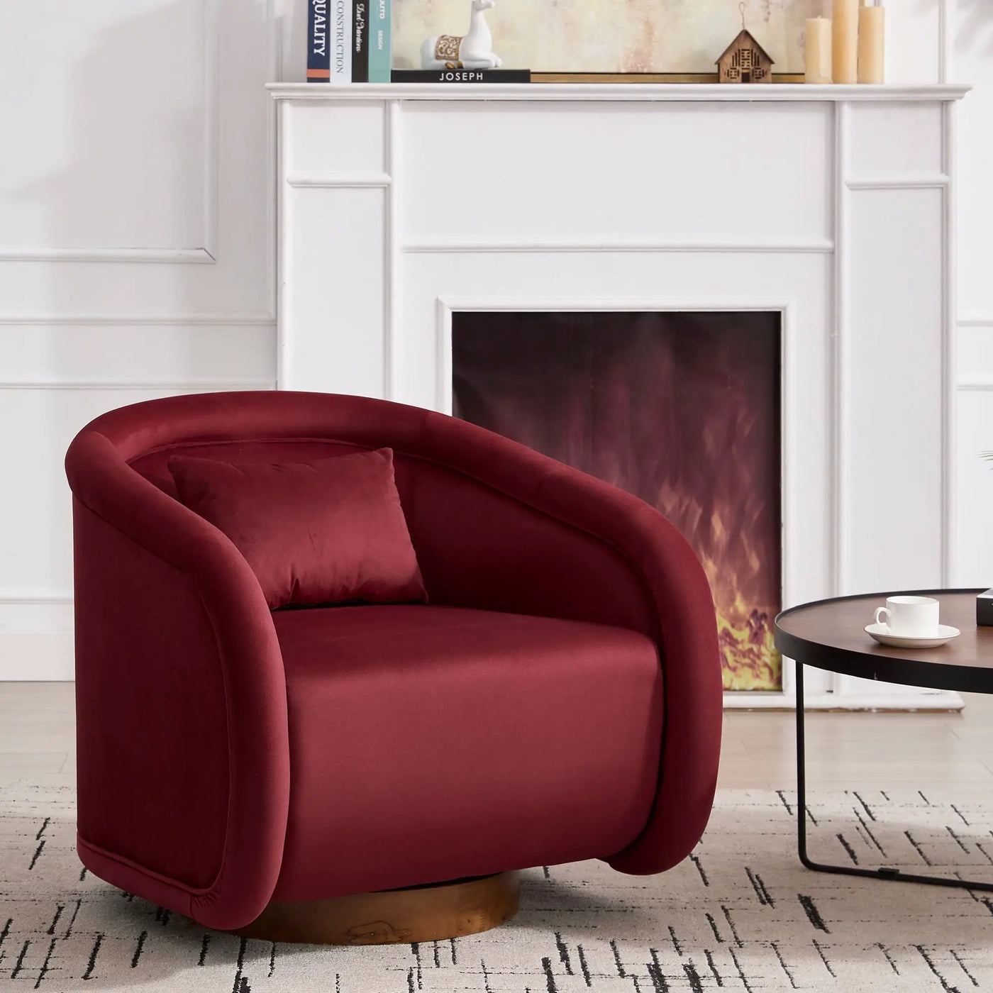 Swivel Accent Chair With 360 Degree Rotating by Unique Piece Furniture