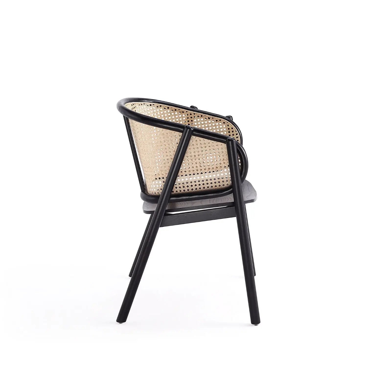 Versailles - Accent Armchair - Black / Natural by HouseOfZazla