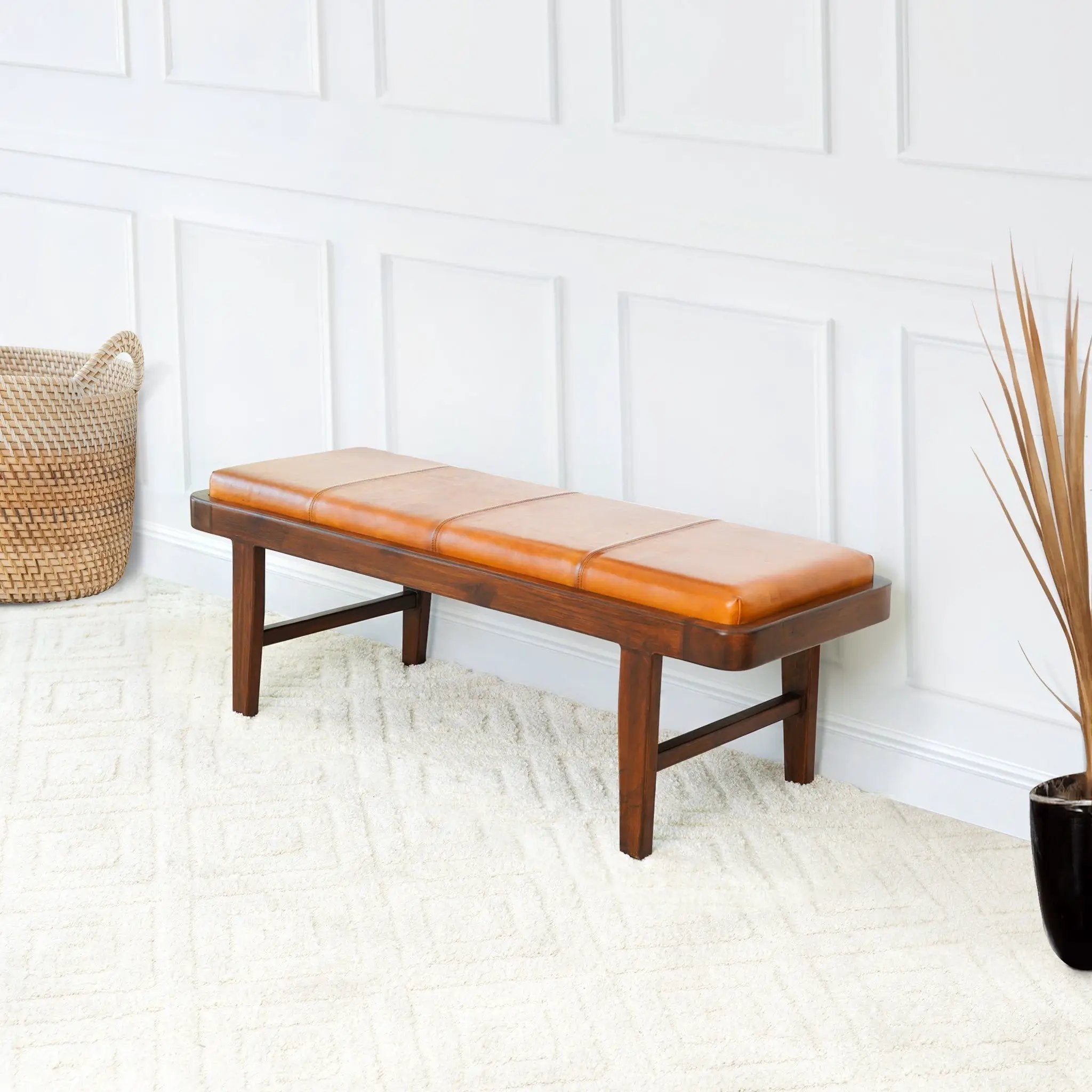 Maddox - Bench - Rustic / Tan by Unique Piece Furniture