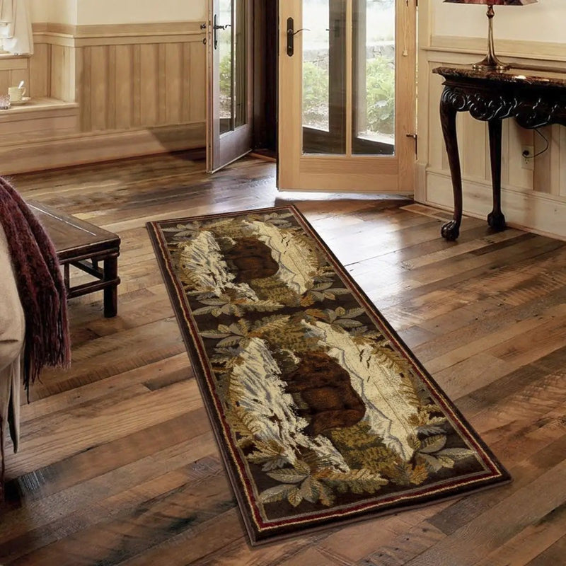 Nature's Nest - GC_CBL3008 Lodge Area Rug by HouseOfZazla