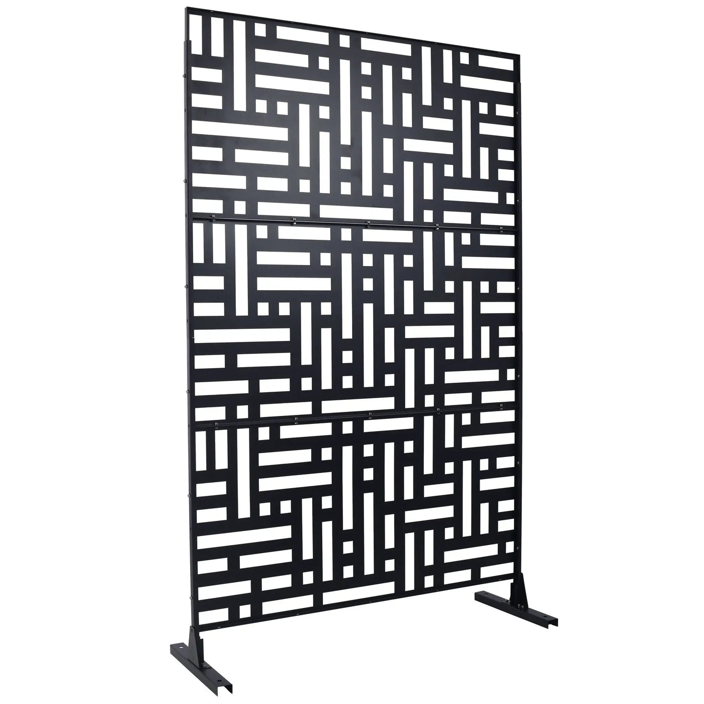 Decorative Freestanding Metal Privacy Screen For Indoor & Outdoor Use by Unique Piece Furniture