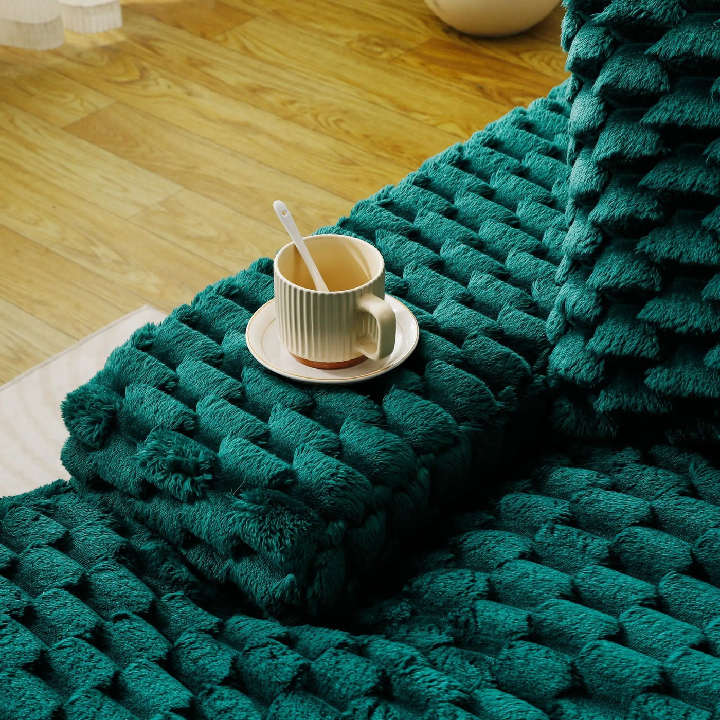 Double Chaise Lounge With Full Compressed Sponge by HouseOfZazla