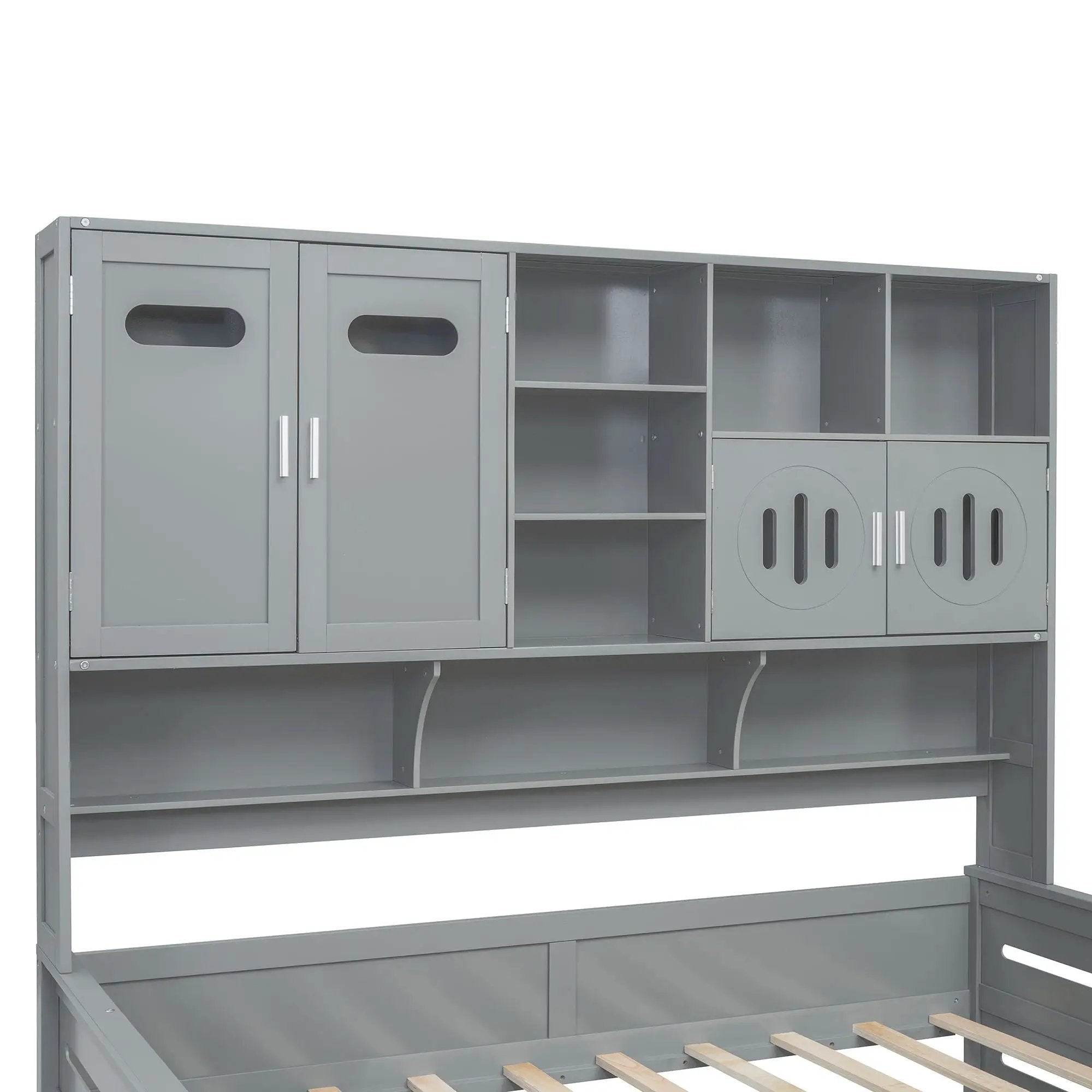 Daybed With All-In-One Cabinet And Shelf by HouseOfZazla