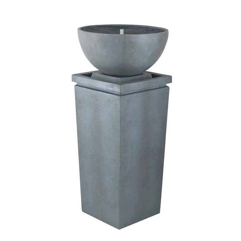 Zen Bowl Water Fountain, Outdoor Bird Feeder / Bath Fountains, Relaxing Water Feature For Garden by HouseOfZazla