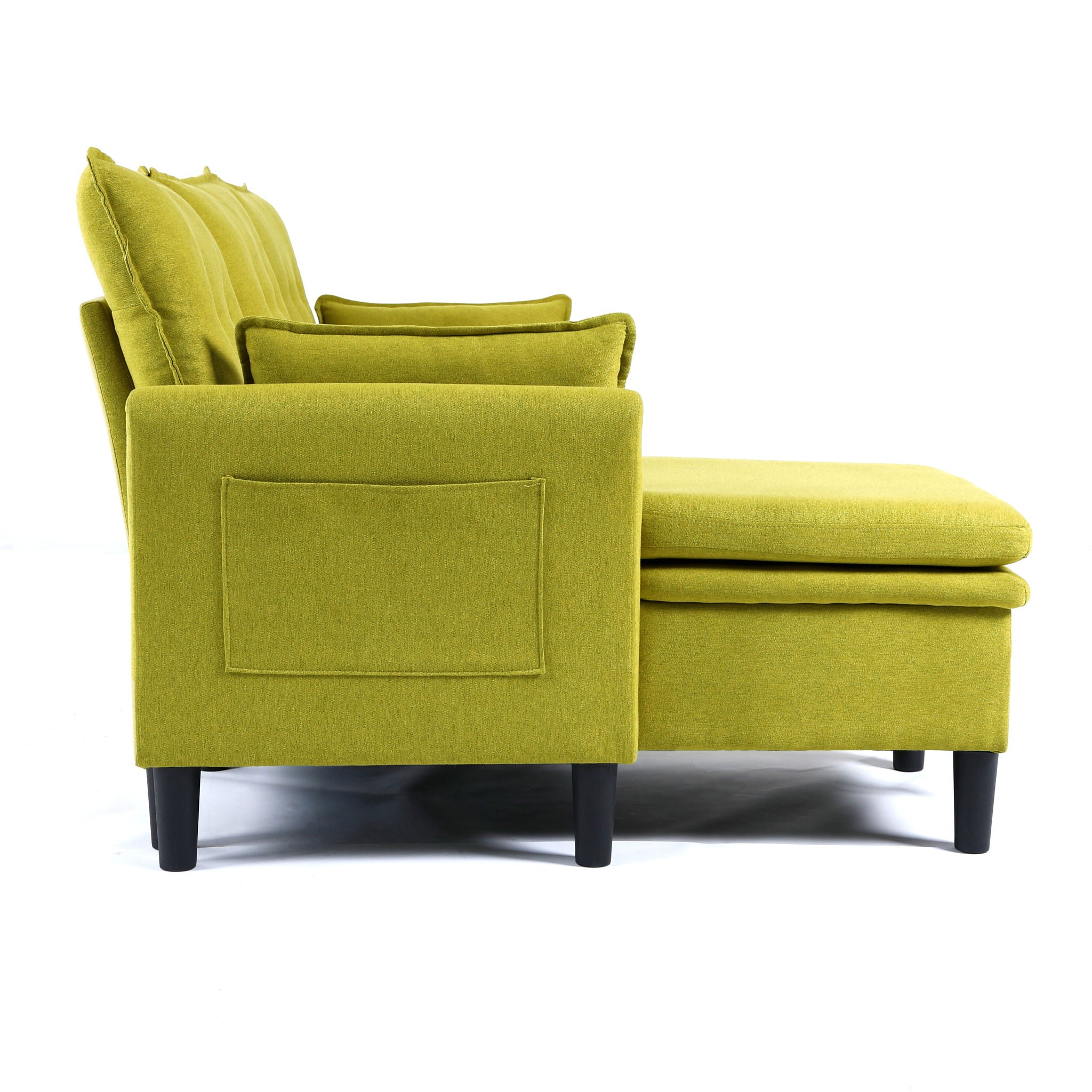 L-Shaped Reversible Chaise Sectional Sofa With Storage by HouseOfZazla