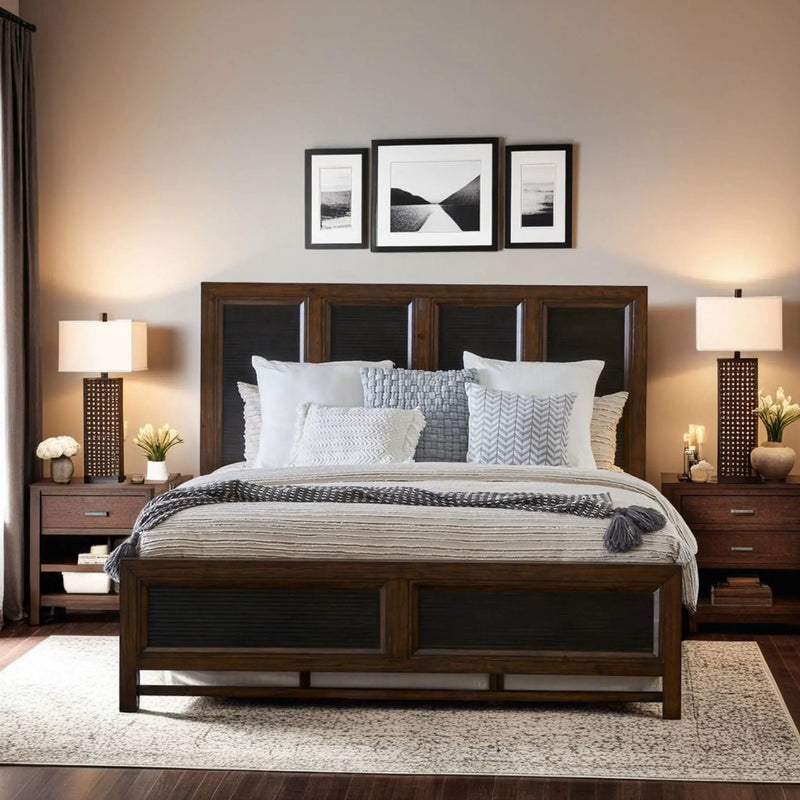 Beautiful Panel Bed by HouseOfZazla