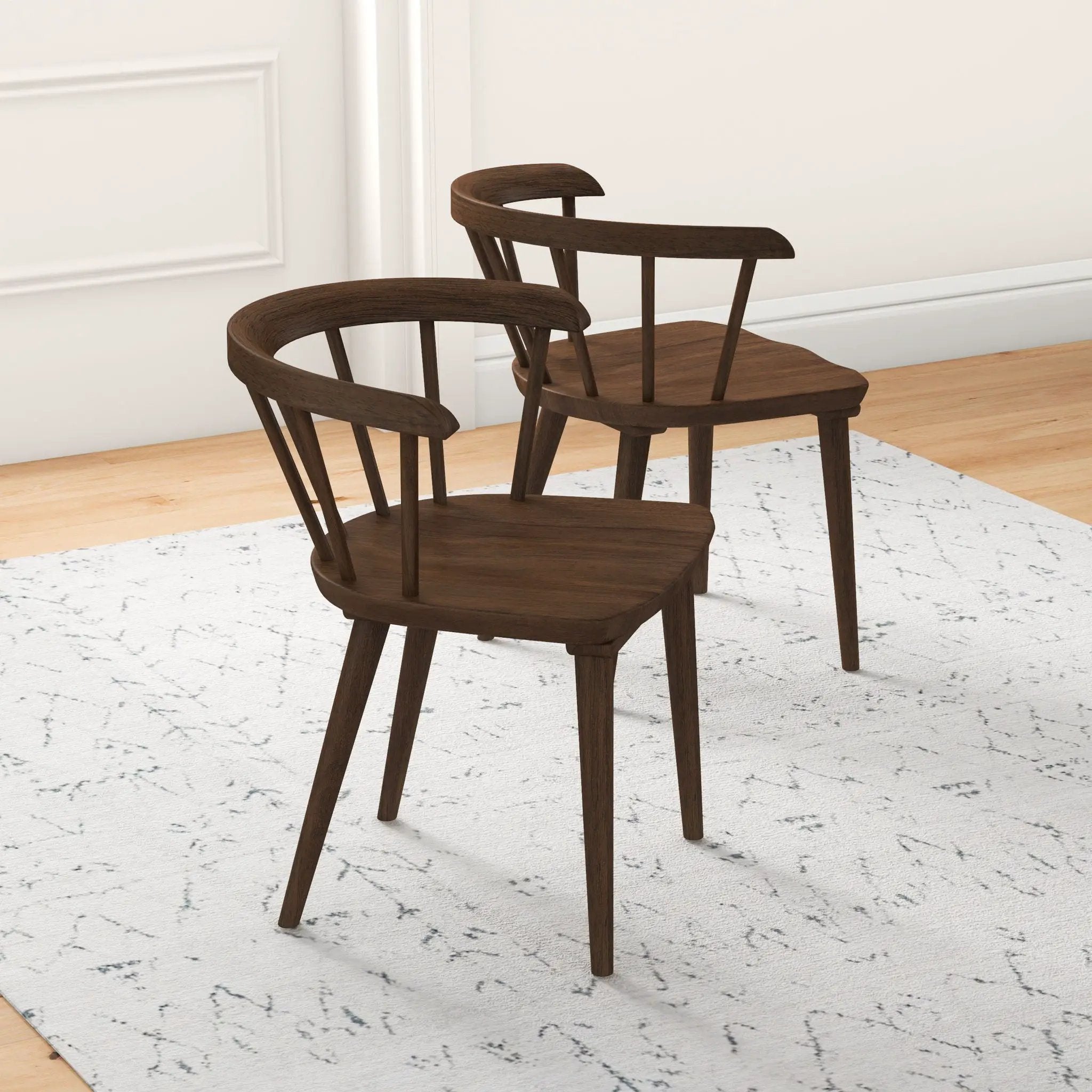 Kingsley - Dining Chair (Set of 2) - Brown by HouseOfZazla