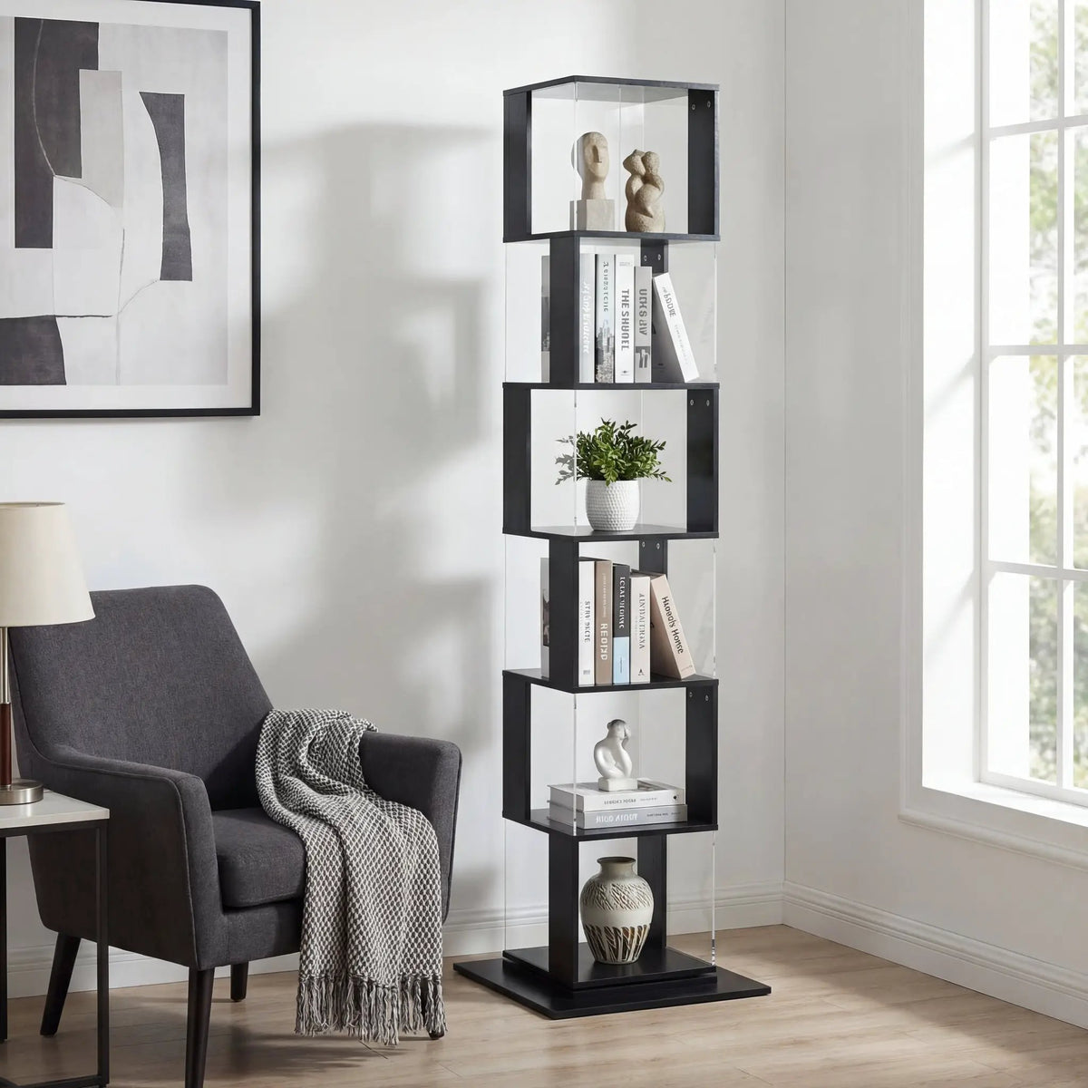 360° Rotating 6-Tier Display Shelf by HouseOfZazla