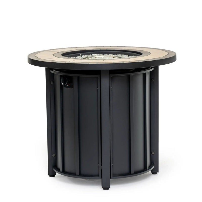 30" Propane Gas Fire Pit Table with Mosaic Ceramic Tabletop by HouseOfZazla