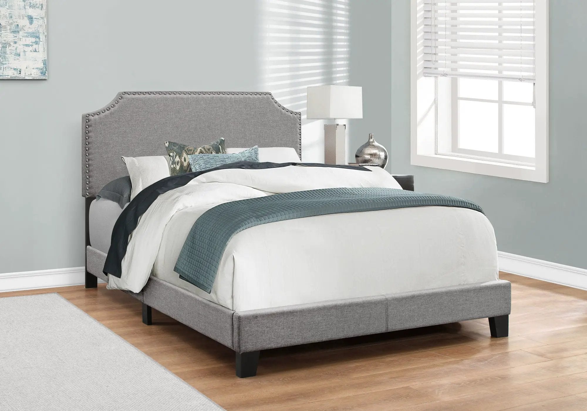 Bed Upholstered, Transitional by Unique Piece Furniture