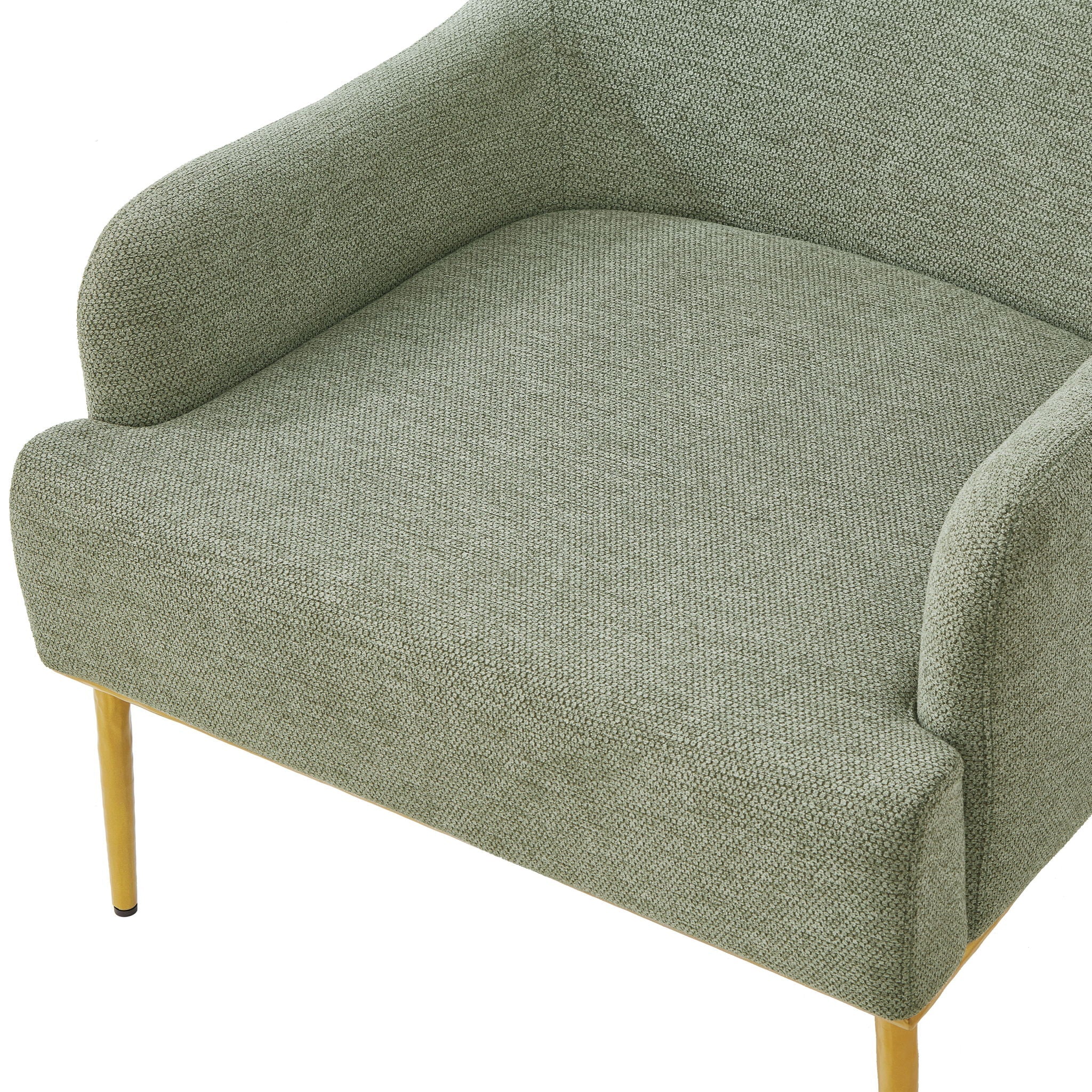 Modern Elegance Accent Chair With Curved Backrest by HouseOfZazla