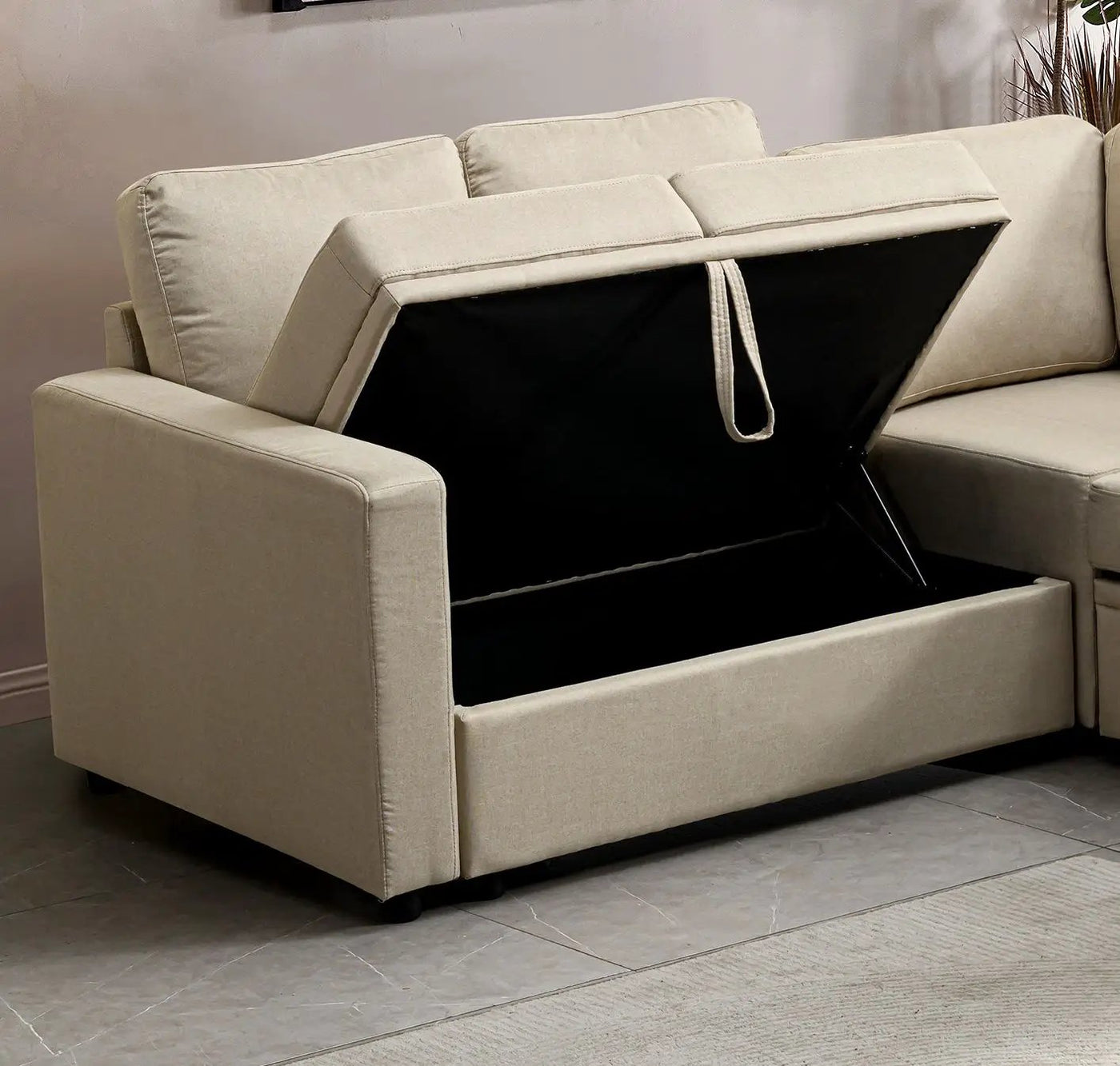 Comfort Design Sectional Sofa Bed by Unique Piece Furniture