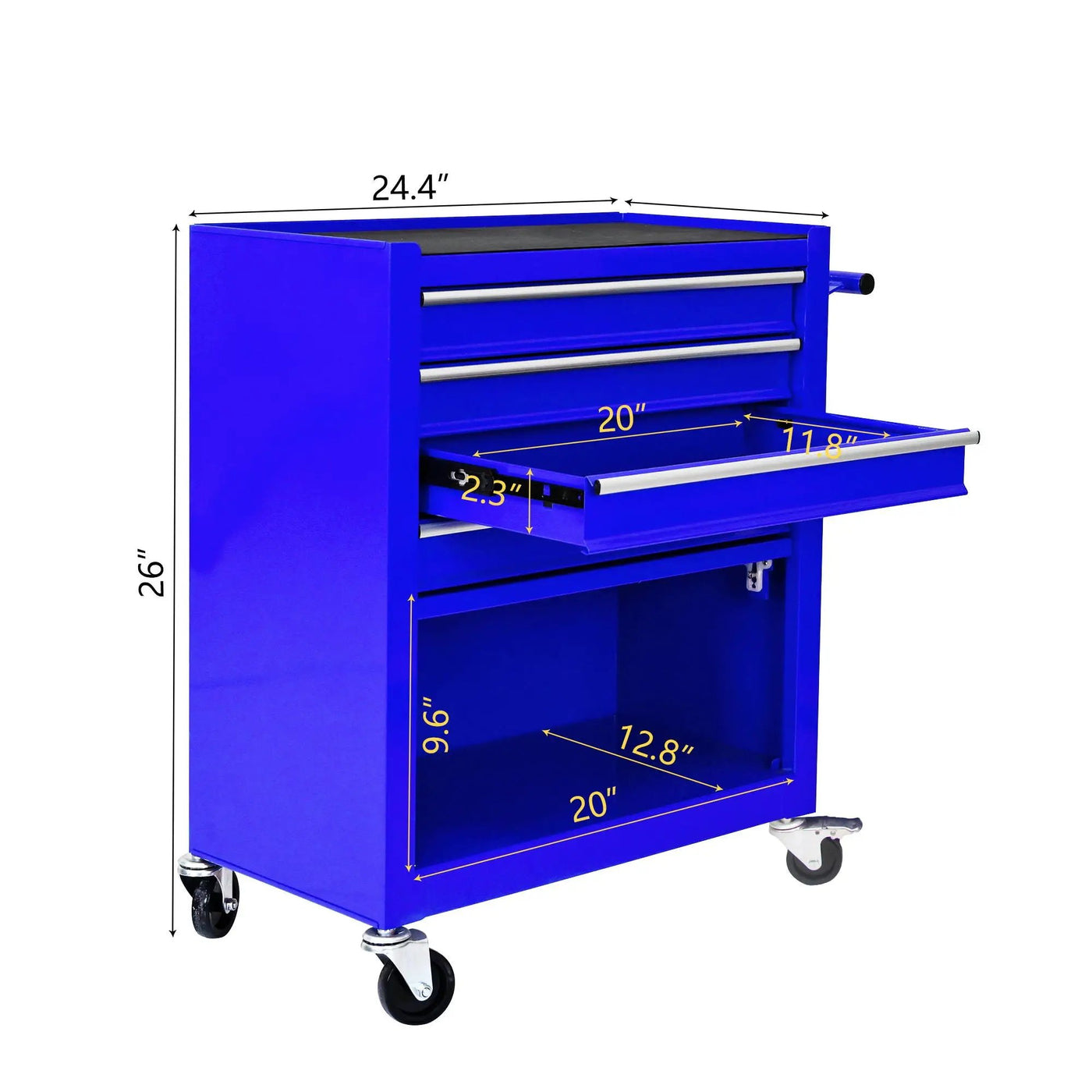 4 Drawers Multifunctional Tool Cart With Wheels by HouseOfZazla