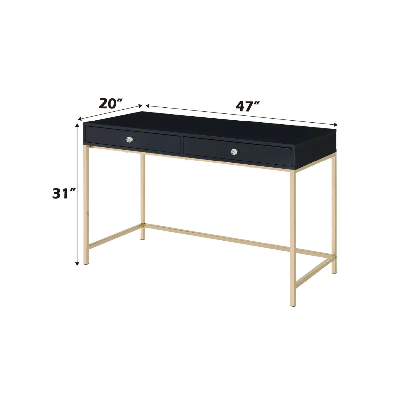 Ottey - High Gloss Writing Desk by Unique Piece Furniture