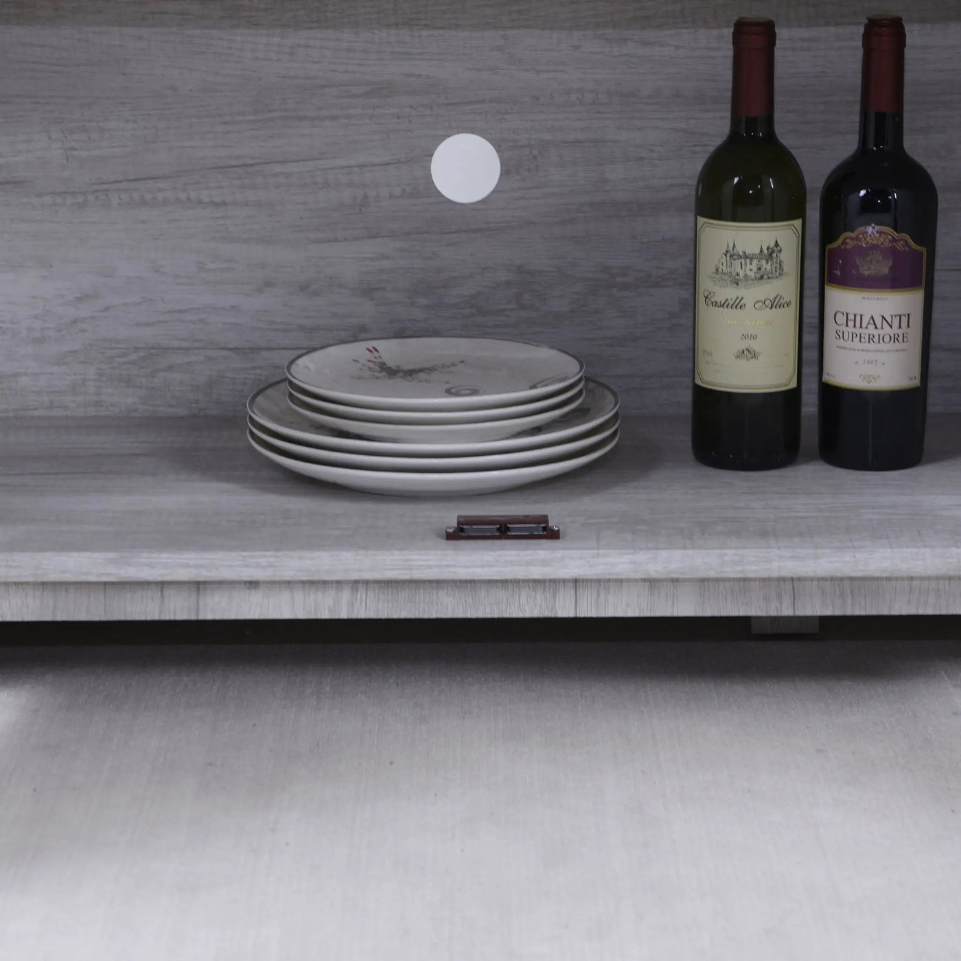 3 Door Mirrored Sideboard Cabinet With Adjustable Shelves by HouseOfZazla