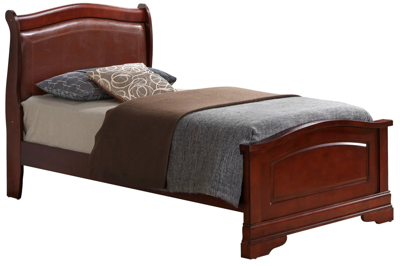 Panel Sleigh Bed Elegantly Crafted by HouseOfZazla