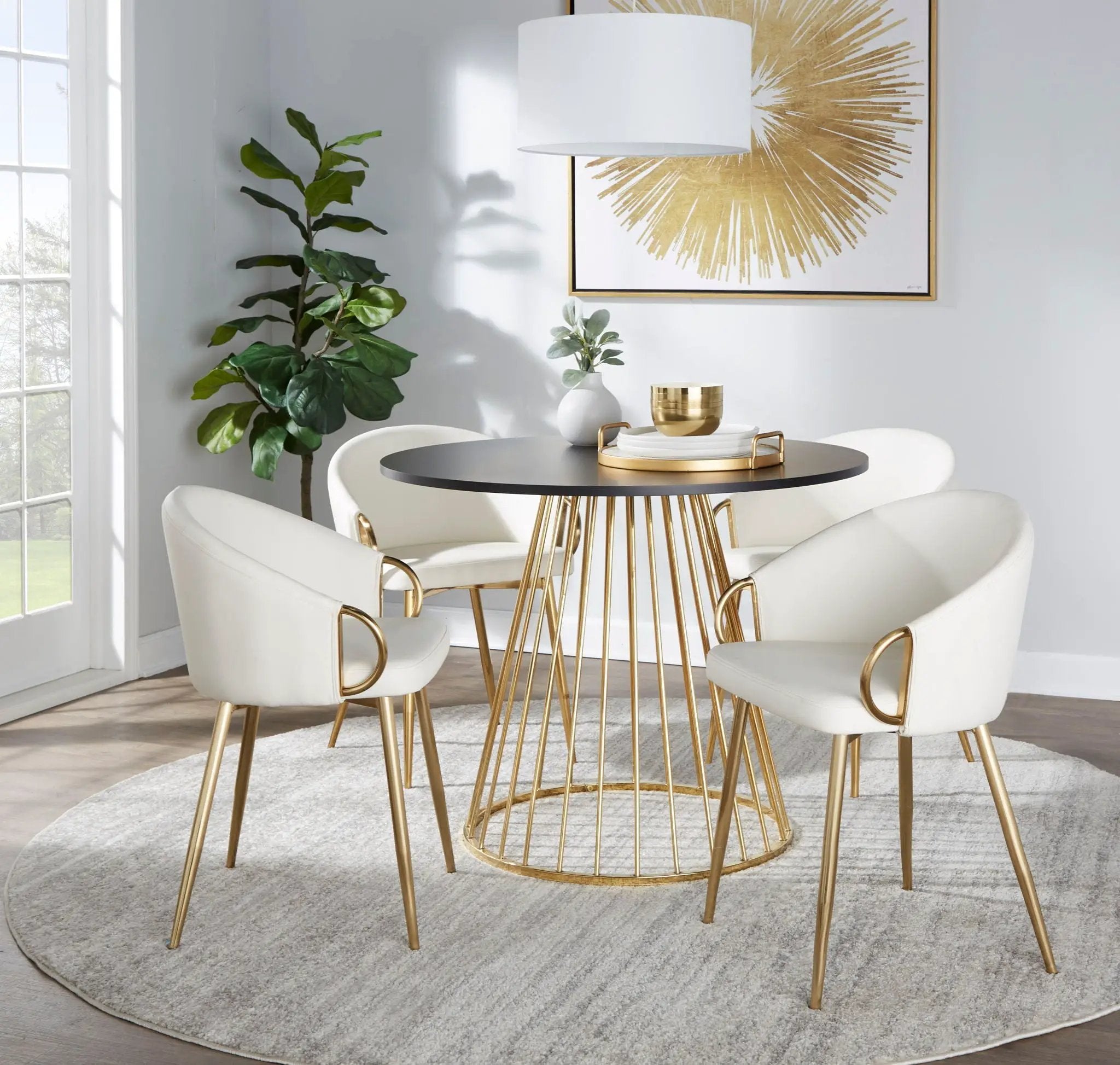 Canary Cosmo - Stylish Design Contemporary Dining Table by Unique Piece Furniture