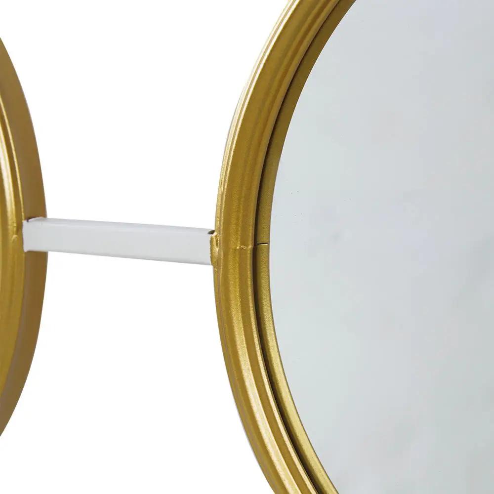 3 Mirror Piece Wall Mirror InRectangular Frame, Home Wall Decor For Bedroom Living Room
