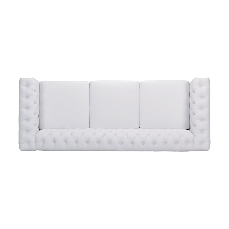 Chesterfield Style 3 Seater Sofa With Deep Button Tufting by HouseOfZazla