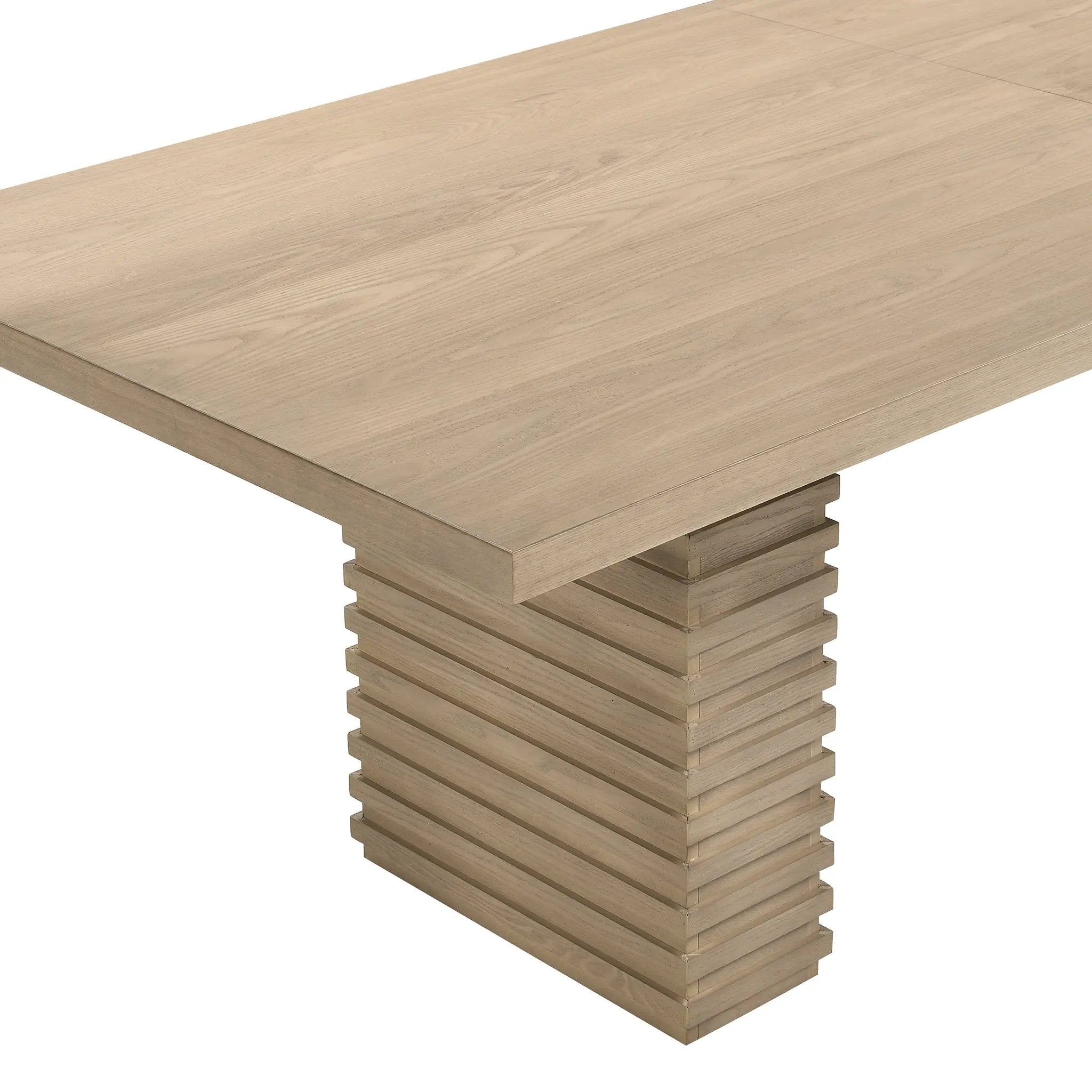 95-Inch Dining Table in Light Ash by HouseOfZazla